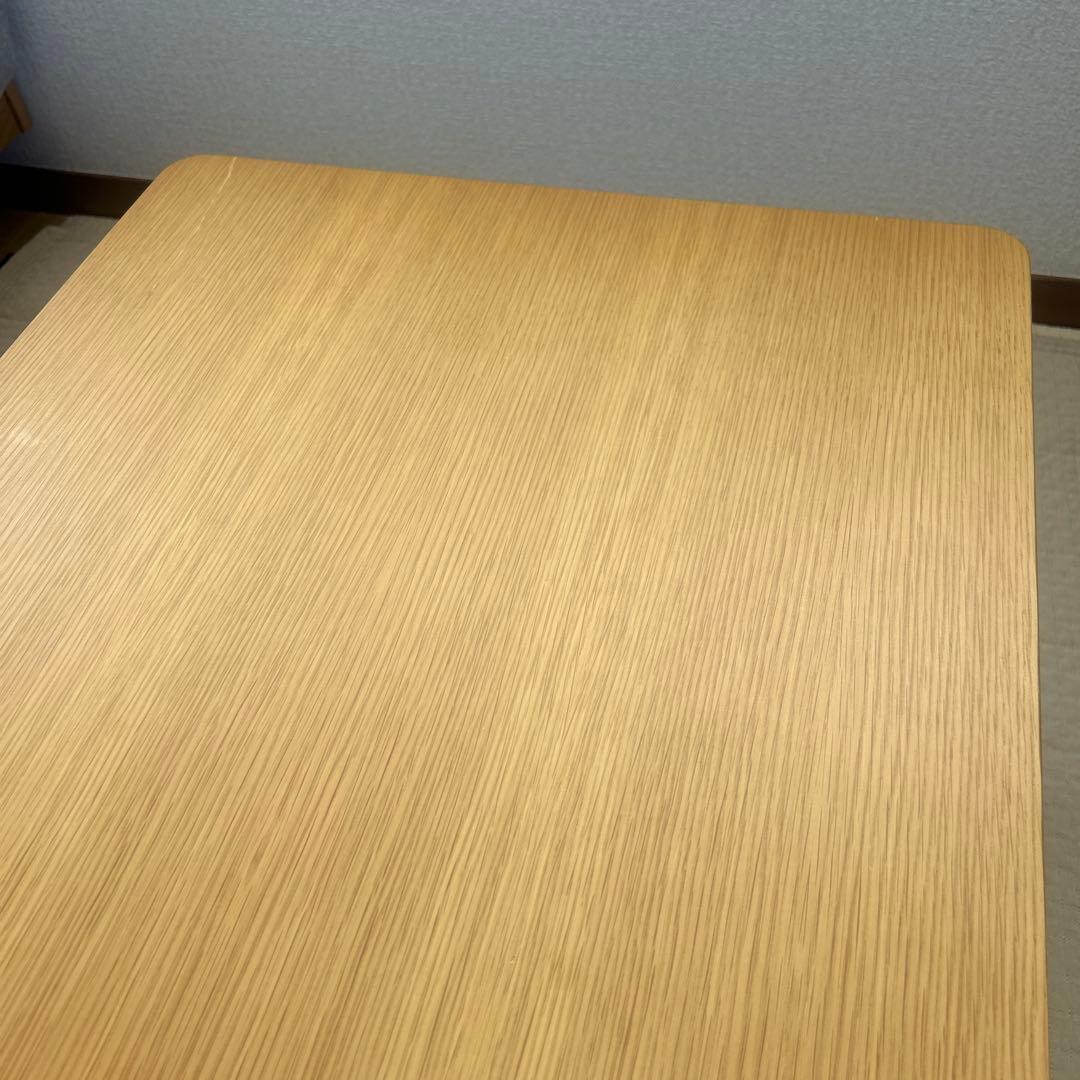 無印良品 木製ローテーブル オーク材 机 テーブル 天然木