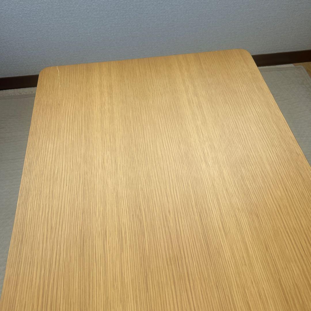 無印良品 木製ローテーブル オーク材 机 テーブル 天然木