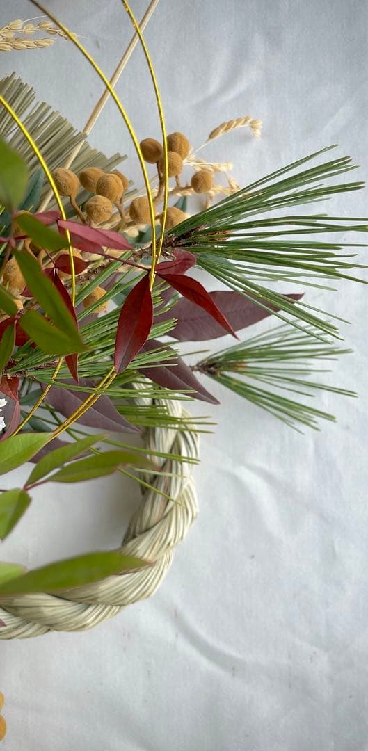 2024年新春彩る御祈祷済縁起物のしめ縄飾り