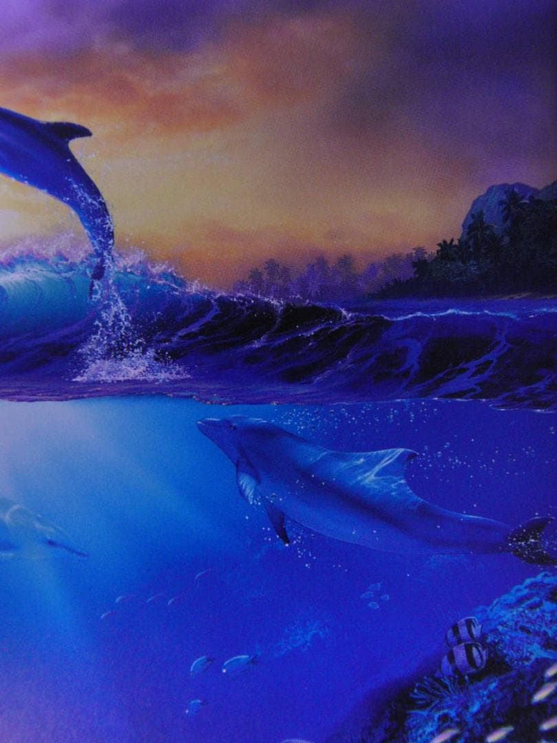 クリスチャン・ラッセン、【プレシャス ハーモニー】、希少な額装用