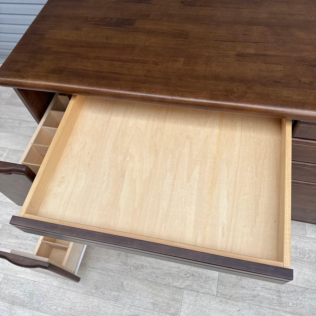 最終値下げ品　karimoku カリモク 両袖机 デスク 勉強机