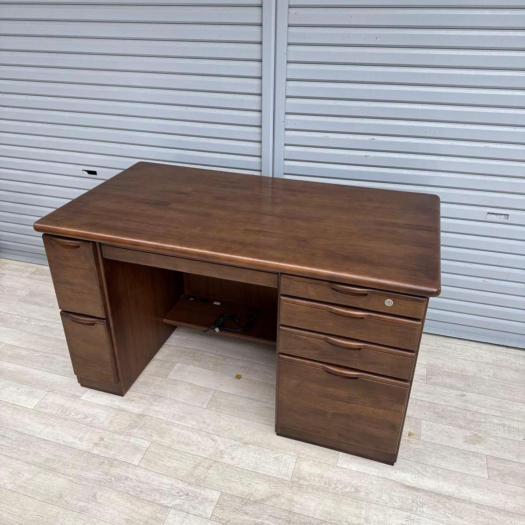 最終値下げ品　karimoku カリモク 両袖机 デスク 勉強机