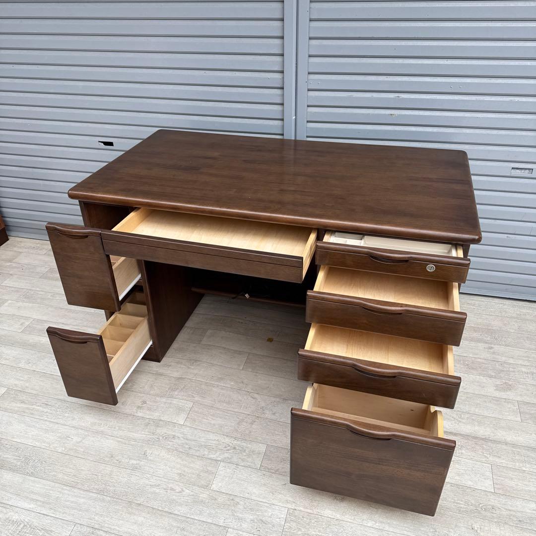 最終値下げ品　karimoku カリモク 両袖机 デスク 勉強机