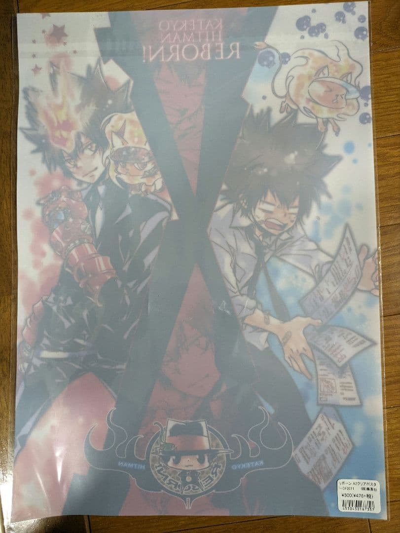 家庭教師ヒットマンREBORN! 沢田綱吉 ツナ クリアポスター 原作絵