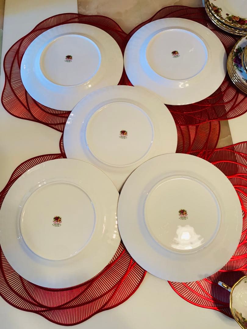   花柄金縁食器セット 25点 セット