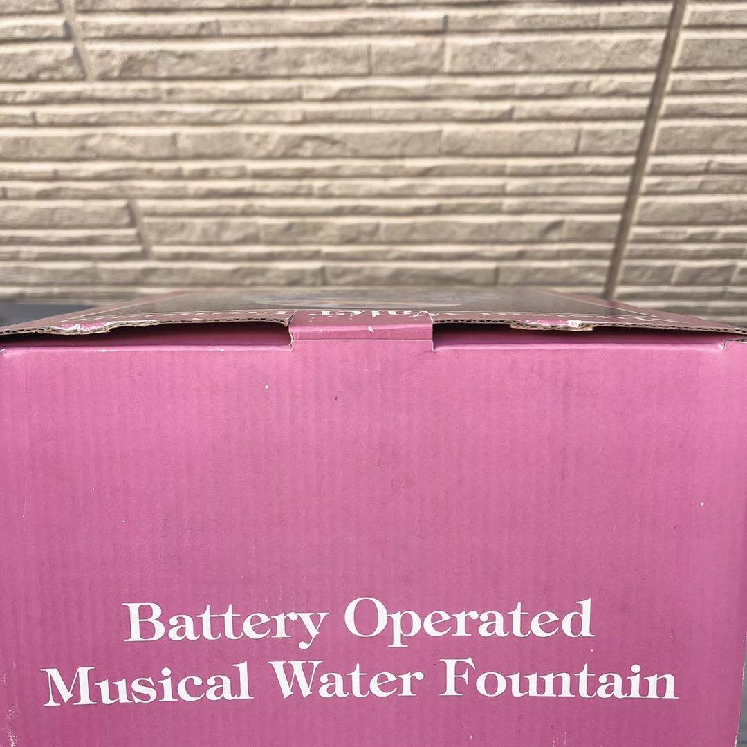 置物 Battery Operated Musical Water Fountain