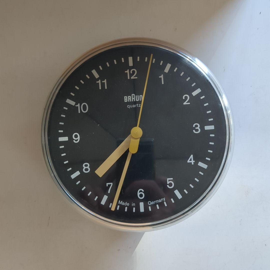 ブラウン ヴィンテージ 掛時計 動作品 ディーター・ラムス ドイツ製