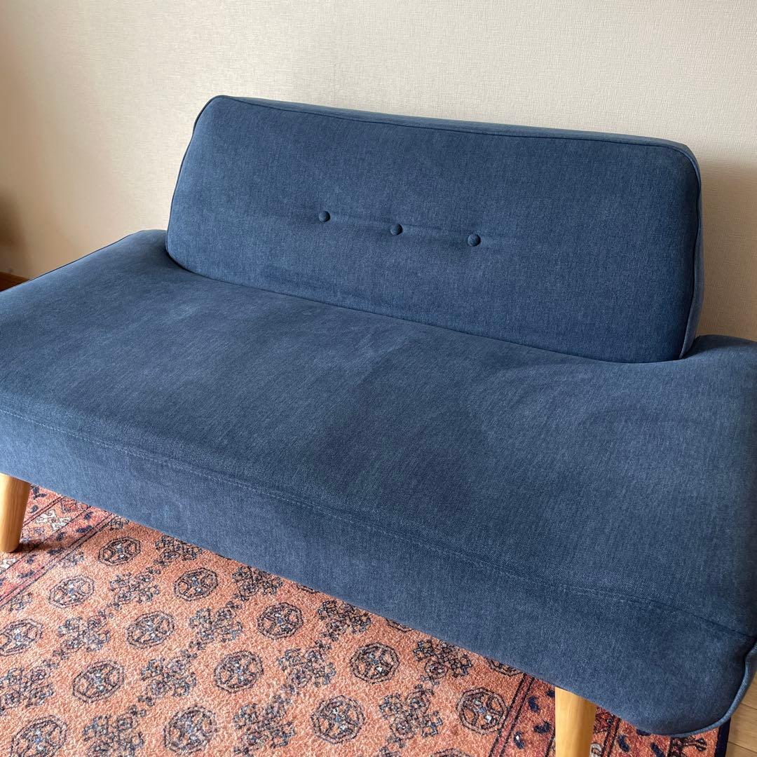 沖縄【直接受け渡し限定】モダンデコ SIENA 2人掛け ソファ