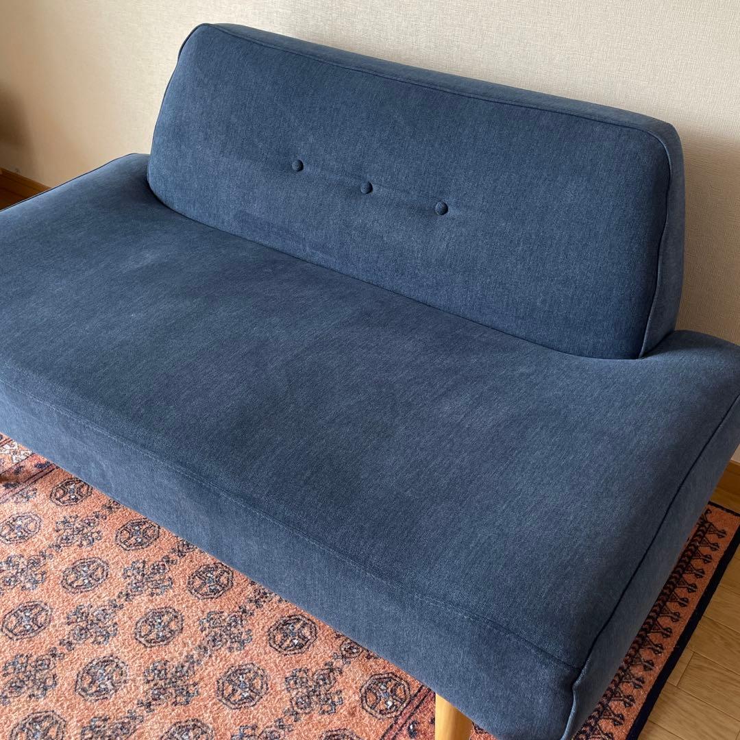 沖縄【直接受け渡し限定】モダンデコ SIENA 2人掛け ソファ