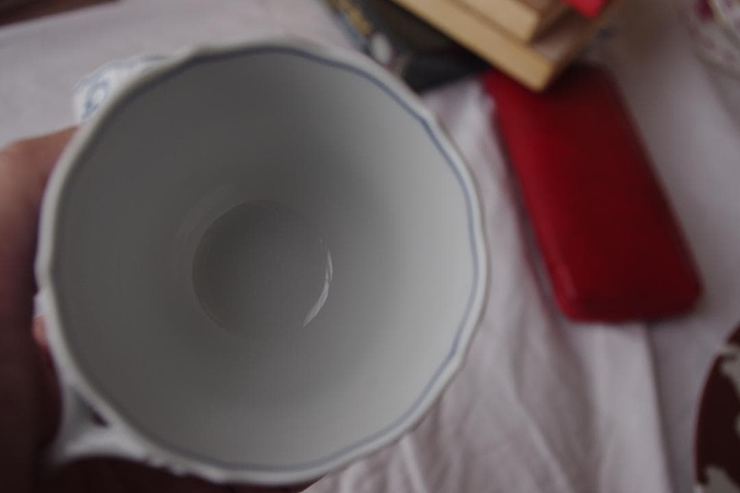 マイセンのカップ２つと皿２つ