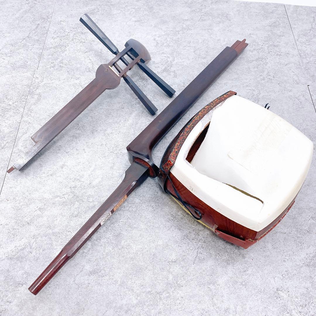 三味線 中棹 東さわり 金細　正寸　現状品