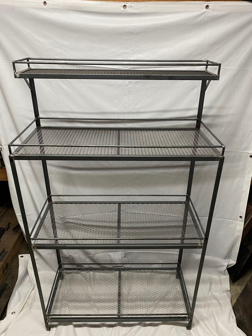 アイアンシェルフ　アイアンラック　スチールラック　植物棚　アガベ　多肉植物　棚