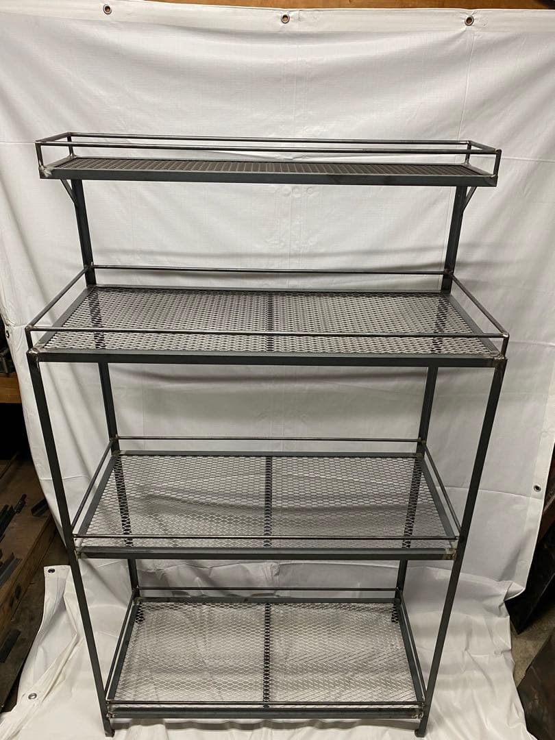 アイアンシェルフ　アイアンラック　スチールラック　植物棚　アガベ　多肉植物　棚