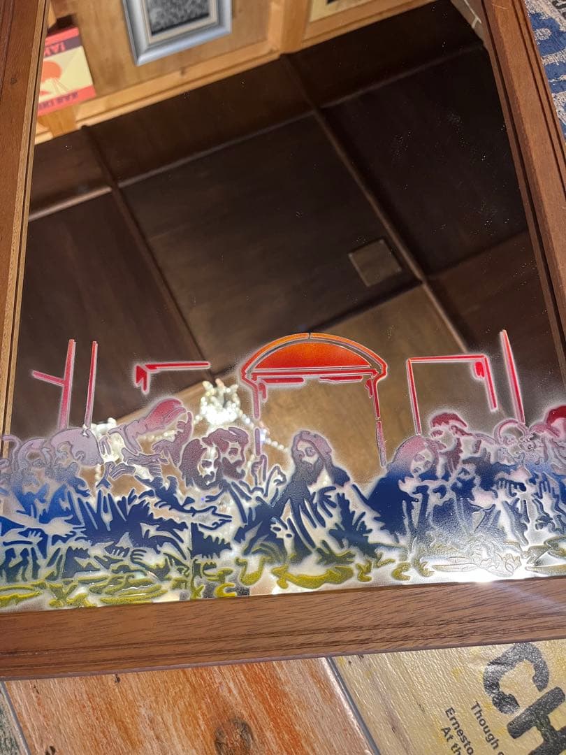 最後の晩餐　壁掛けミラー