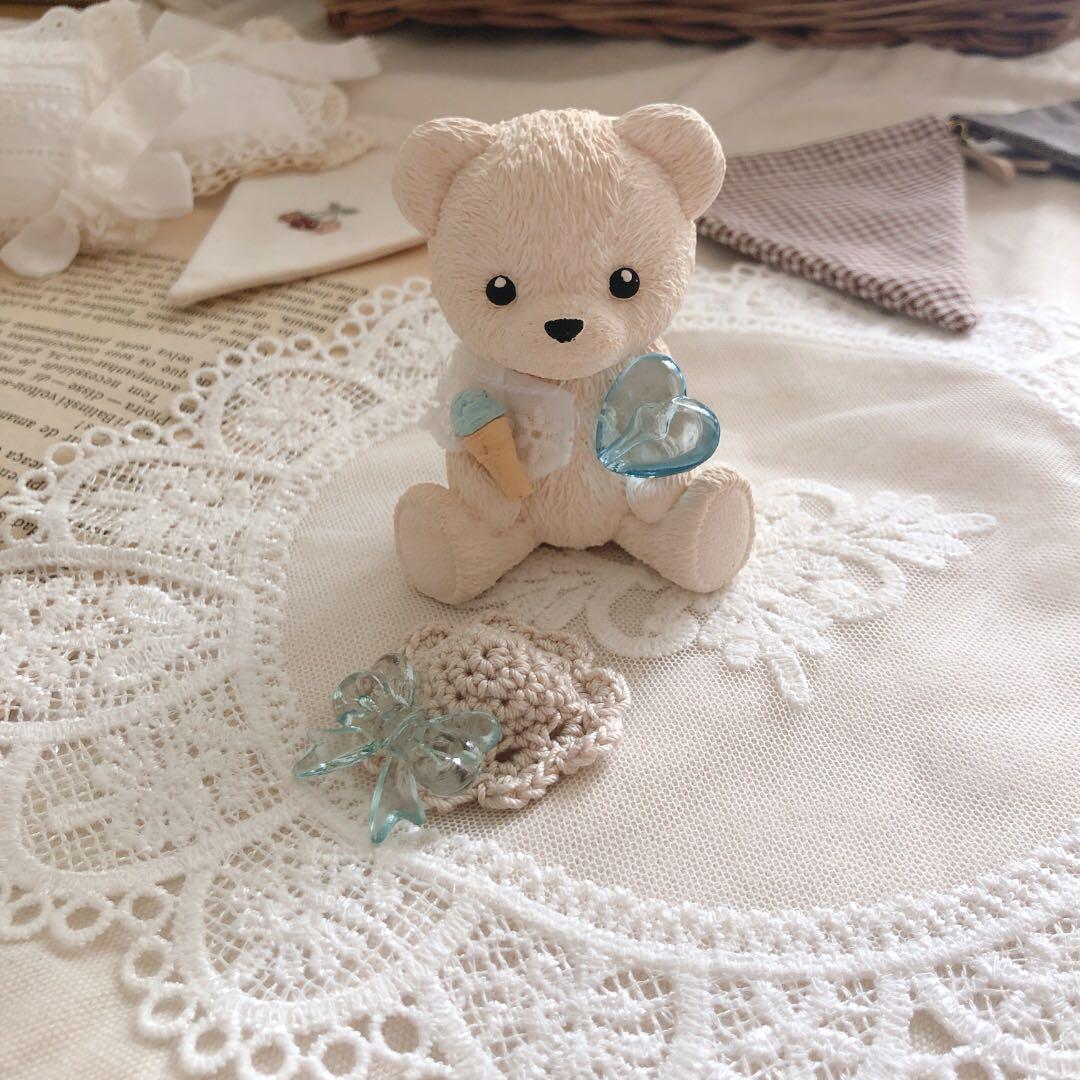 麦わら帽子テディベアさん♡アロマストーン