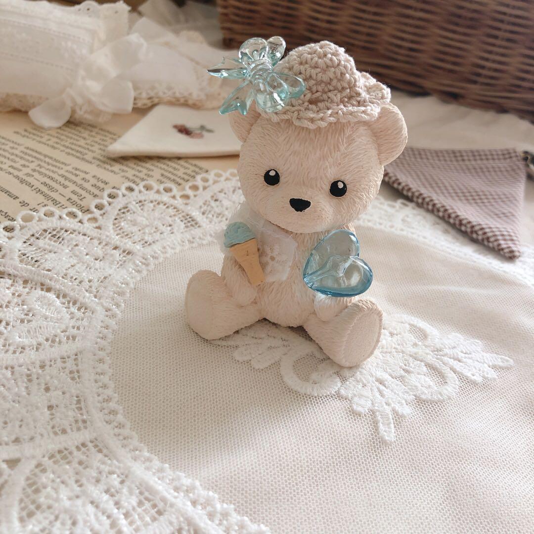 麦わら帽子テディベアさん♡アロマストーン