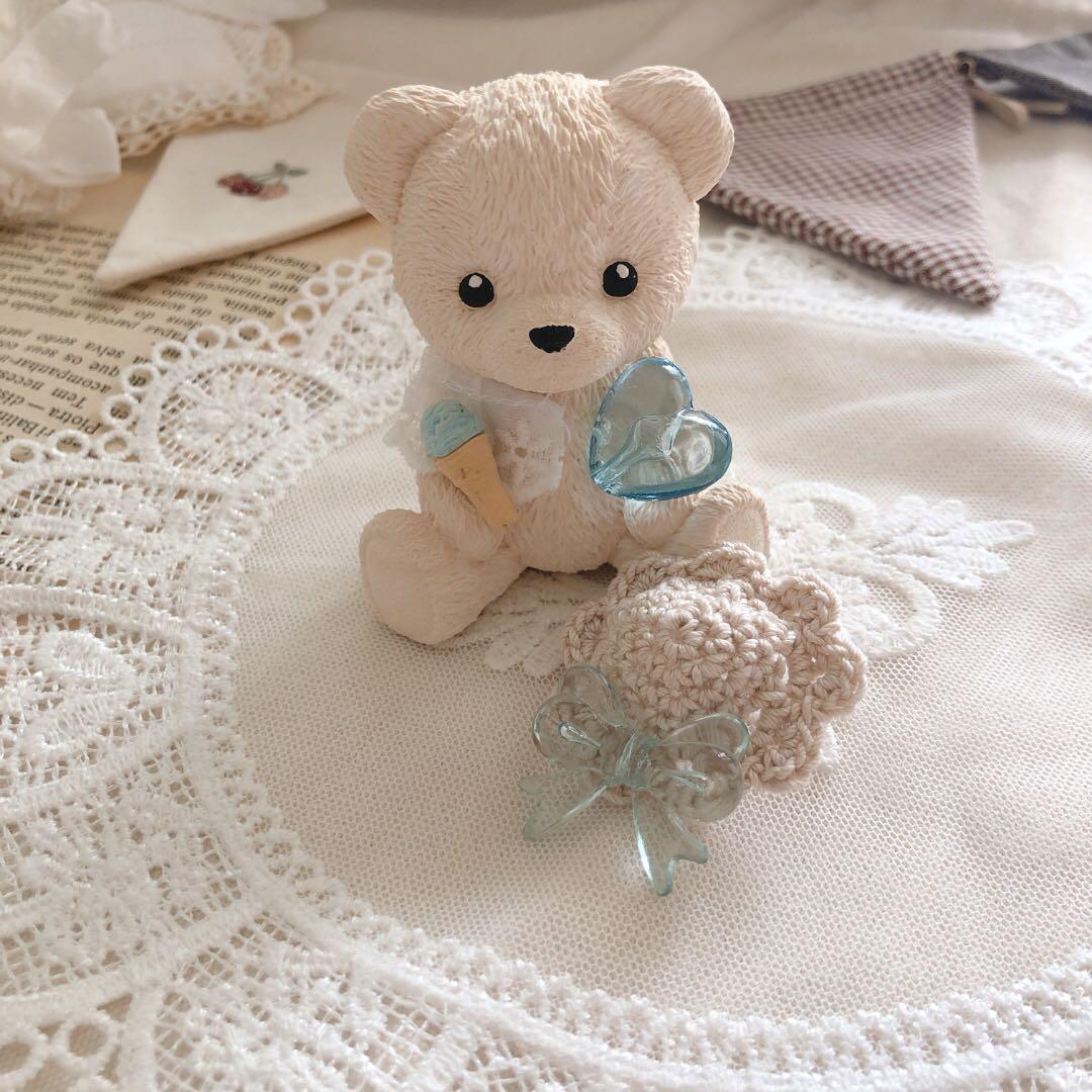 麦わら帽子テディベアさん♡アロマストーン