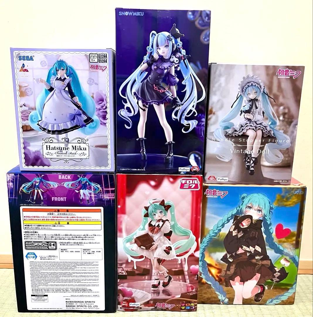 新品未開封】初音ミク シリーズ フィギュア 6種セット まとめ売り