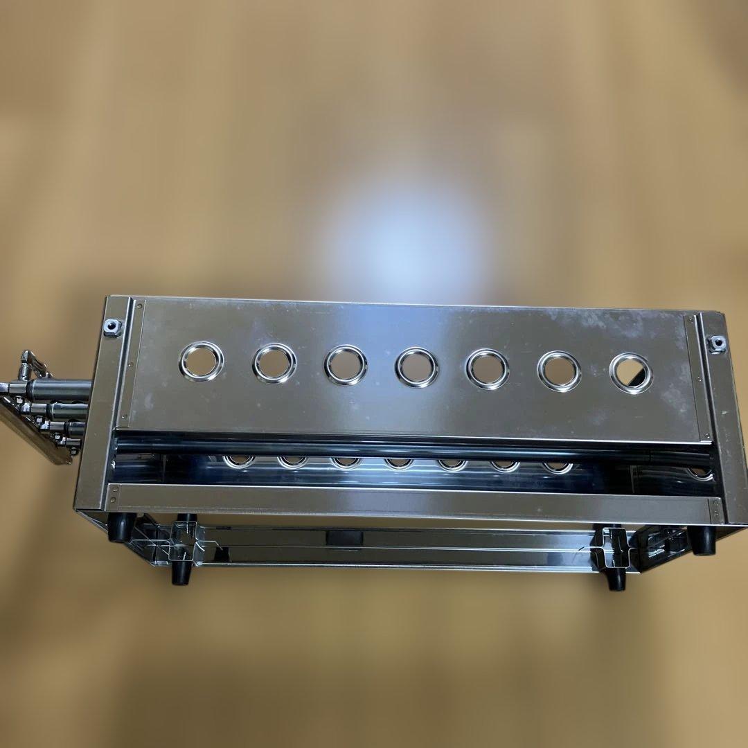 ステンレス製四本パイプ焼台〔小） ＬＰガス 業務用