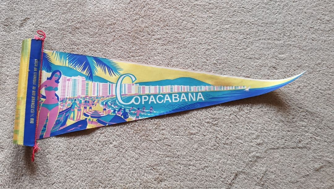 【ブラジル　1970　アンティーク】記念ペナント　21枚　まとめ売り