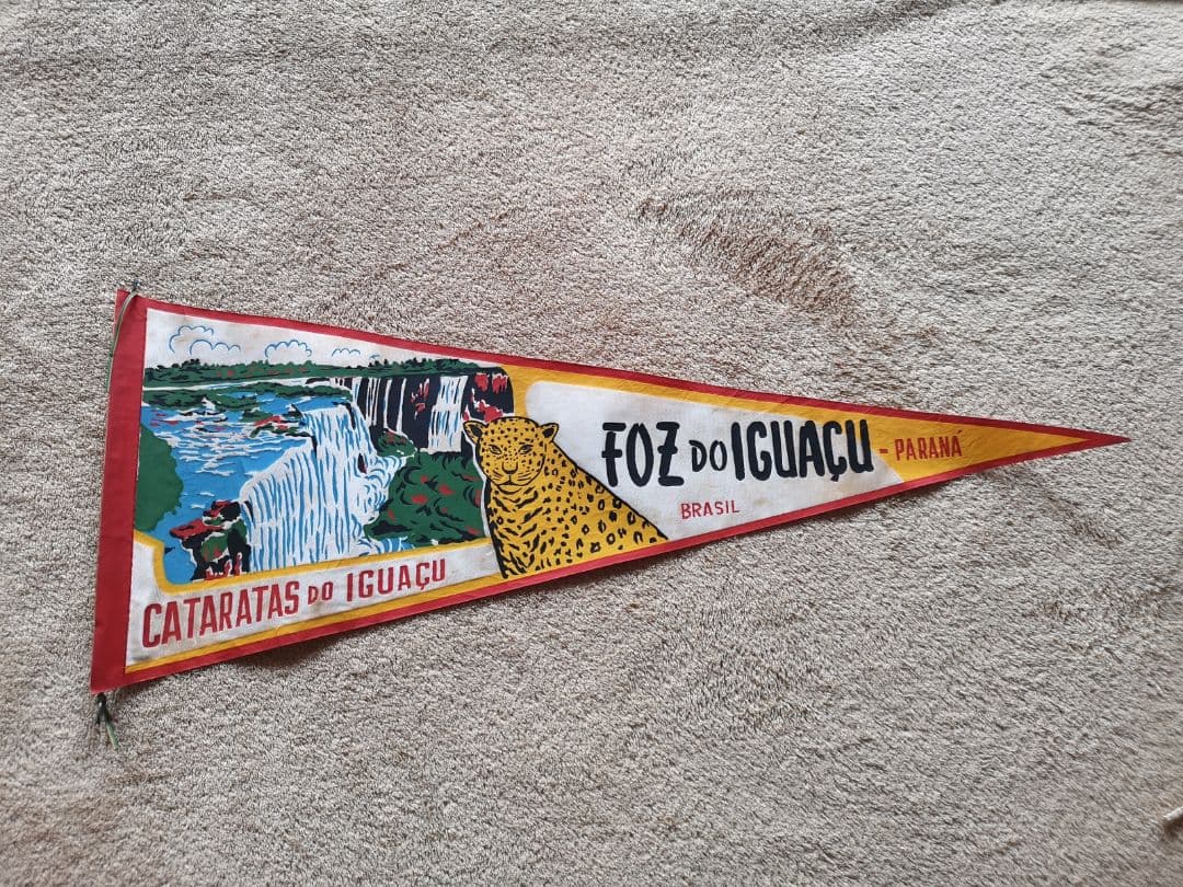 【ブラジル　1970　アンティーク】記念ペナント　21枚　まとめ売り