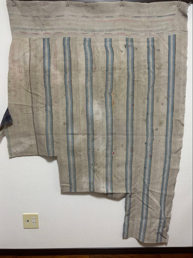 ꕥ未使用※ハギレꕥヴィンテージラリーキルト花柄パッチワークカラフル