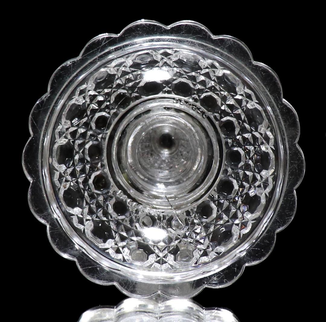 オールド・バカラ 珍品 キャンドルホルダー 18.5cm ディアマン ピエーリー