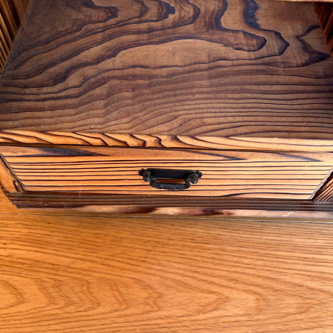 ヴィンテージ　ポットワゴン　古材　木製