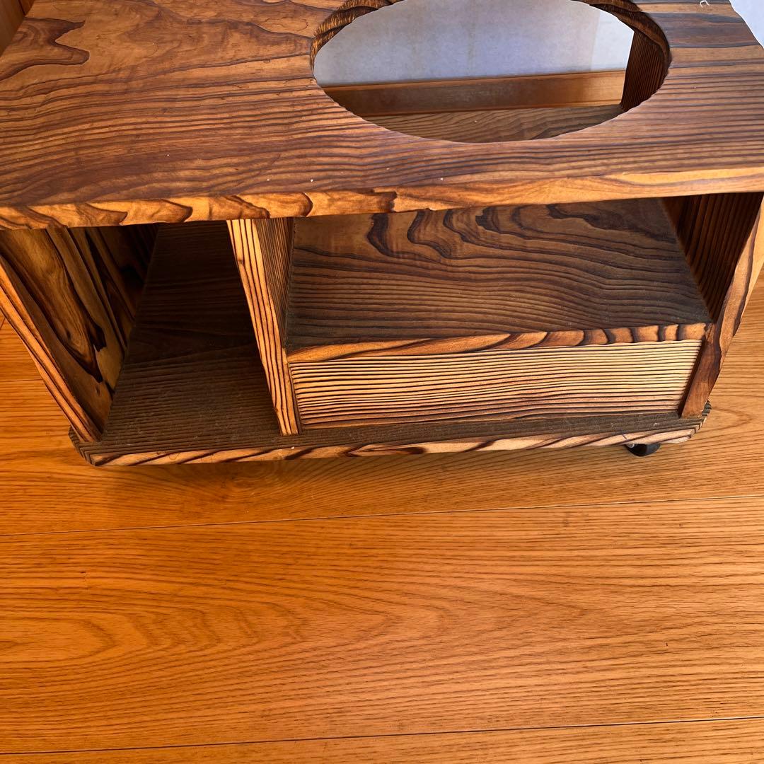 ヴィンテージ　ポットワゴン　古材　木製