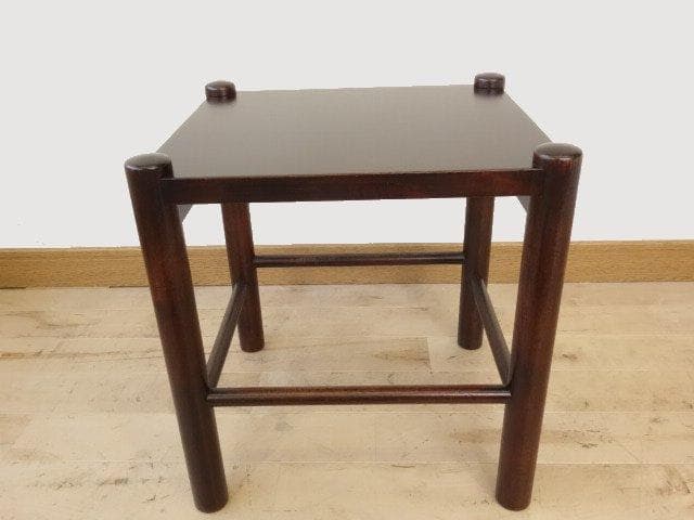 北海道民芸家具　ミニテーブル　花台　再塗装済　USED