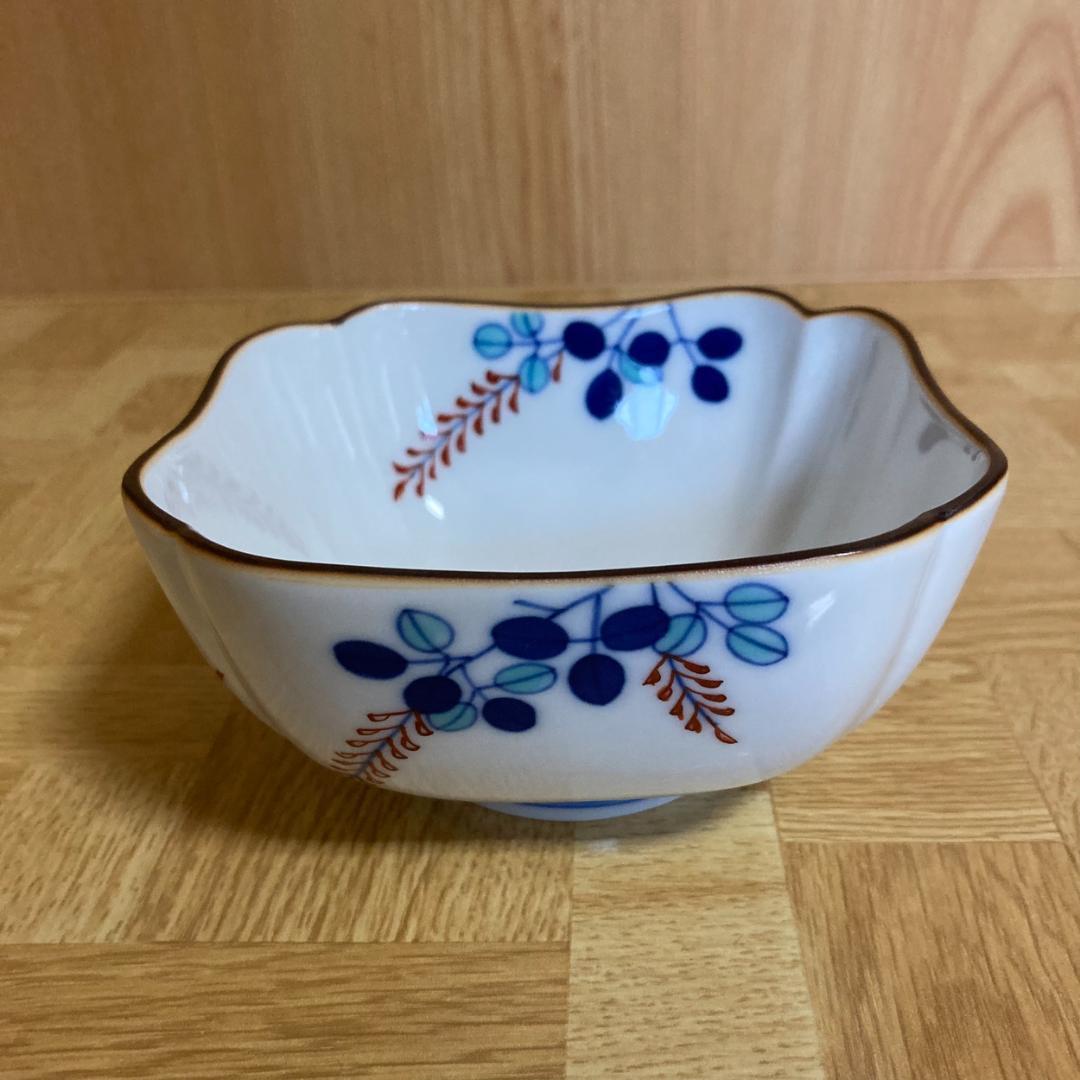 辻精磁社　萩文染付　小鉢　十四代辻常陸作　宮内庁御用達　9客セット