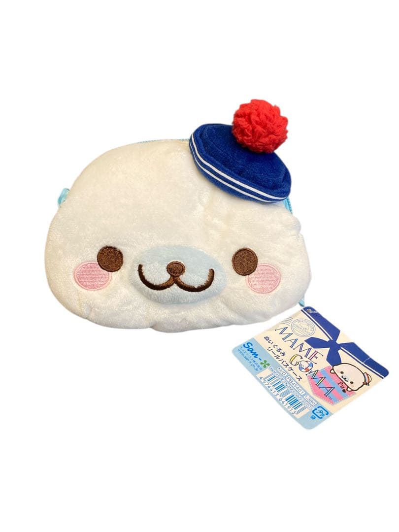 まめゴマ レア ぬいぐるみ リール パスケース 平成レトロ サンエックス