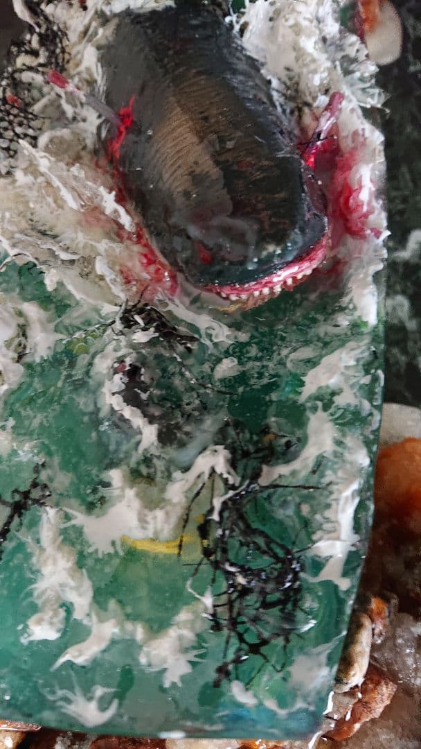 サメ・ダイバー・レジンアート