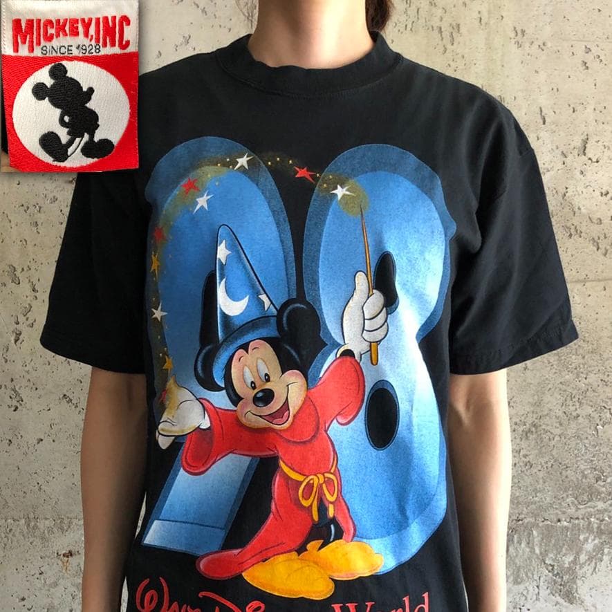 90s ディズニー ファンタジア ミッキー Tシャツ 1998年 アニバーサリー
