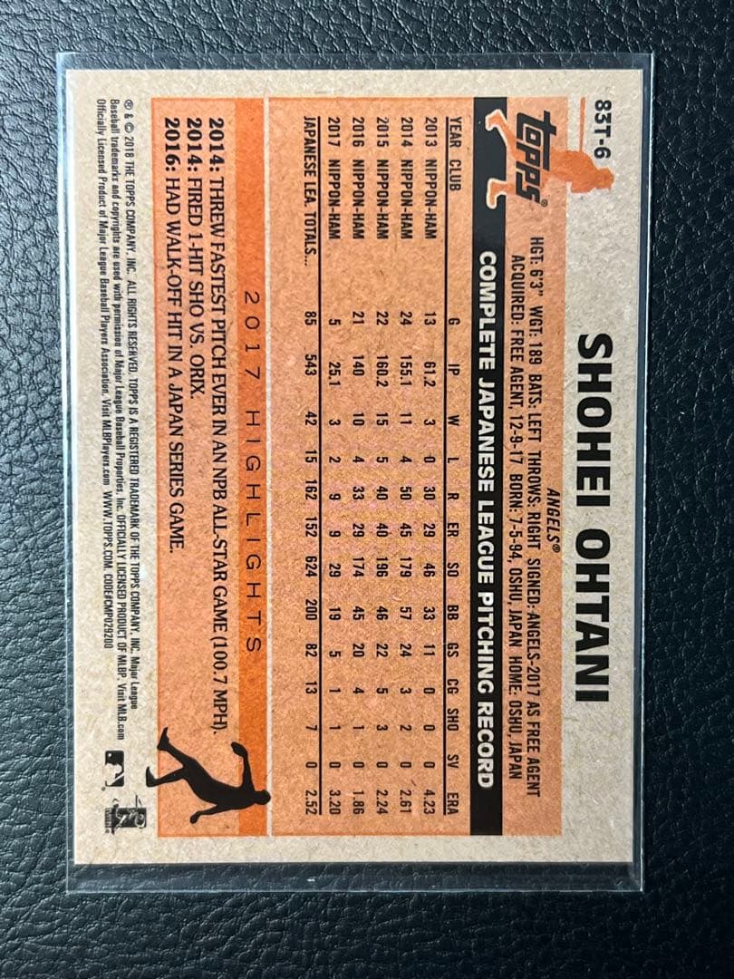 2018 Topps chrome ルーキーRC 大谷翔平 - メルカリ