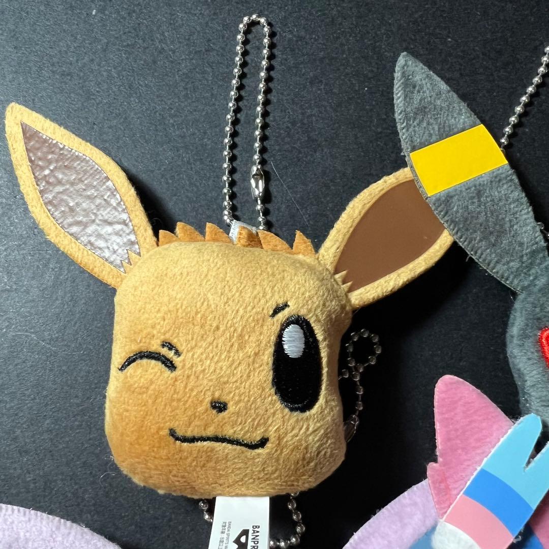 ブラッキー ニンフィア ポケットモンスター ボールチェーン フェイス