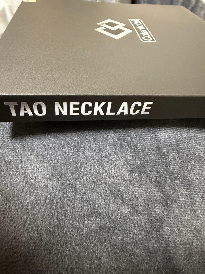 コラントッテTAO RAFFI ネックレス ブラック トップのみ LL 新品