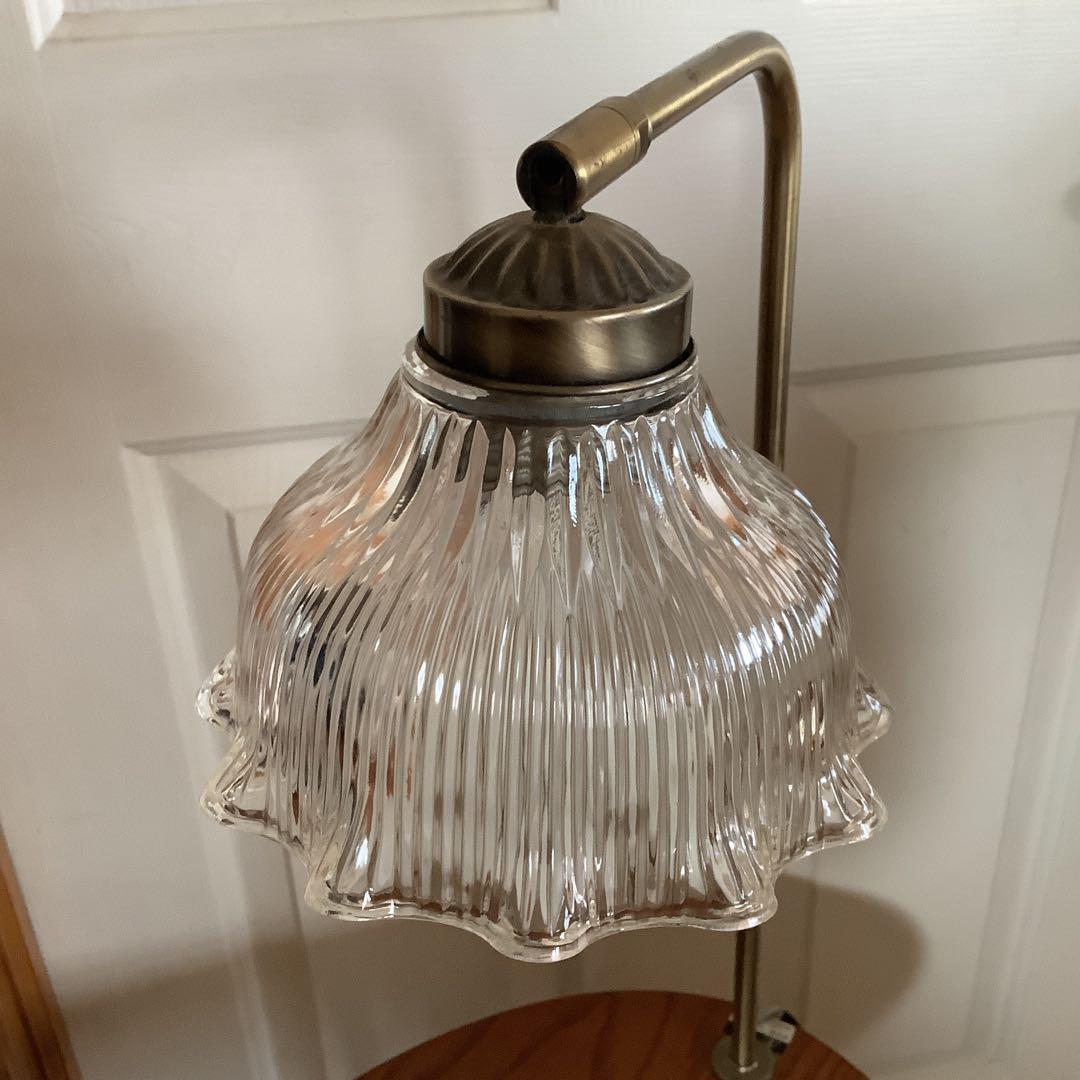 昭和レトロ　家具　木製　照明付き テーブル付き マガジンラック　サイドテーブル