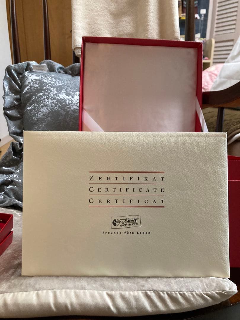 ぱぴ　シュタイフ×バカラコラボベア