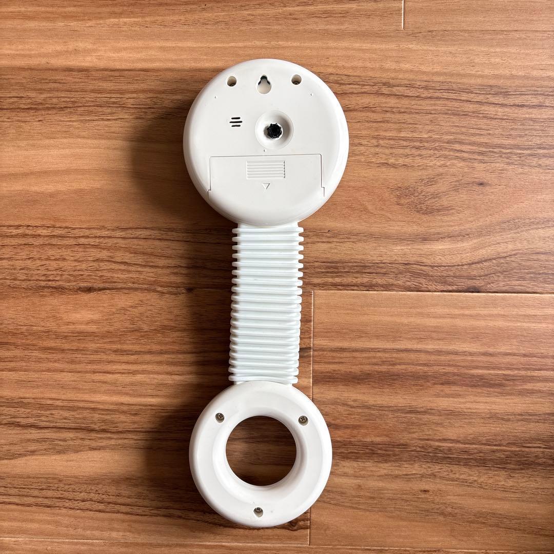 フレックス時計 ホワイト コンパクト　アラーム　スペースエイジ　90s 00s