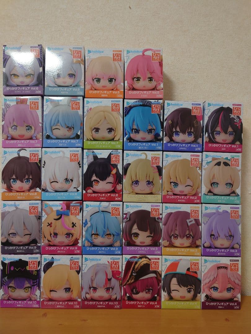 ホロライブ　ひっかけフィギュア　vol 1〜8コンプリートセット