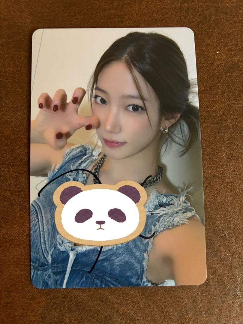 Le Sserafim カズハ 直筆サイン入 Spaghetti トレカ ユニバ