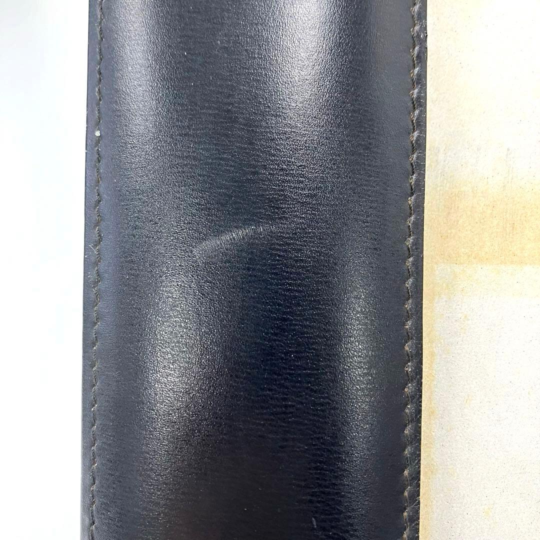 ヴィンテージ☆GUCCI☆グッチ☆フォトフレーム☆シェリーライン☆レザー☆黒！