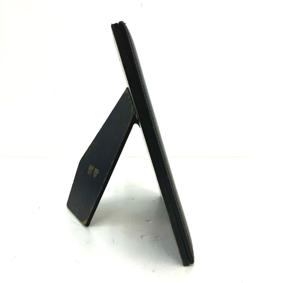 ヴィンテージ☆GUCCI☆グッチ☆フォトフレーム☆シェリーライン☆レザー☆黒！