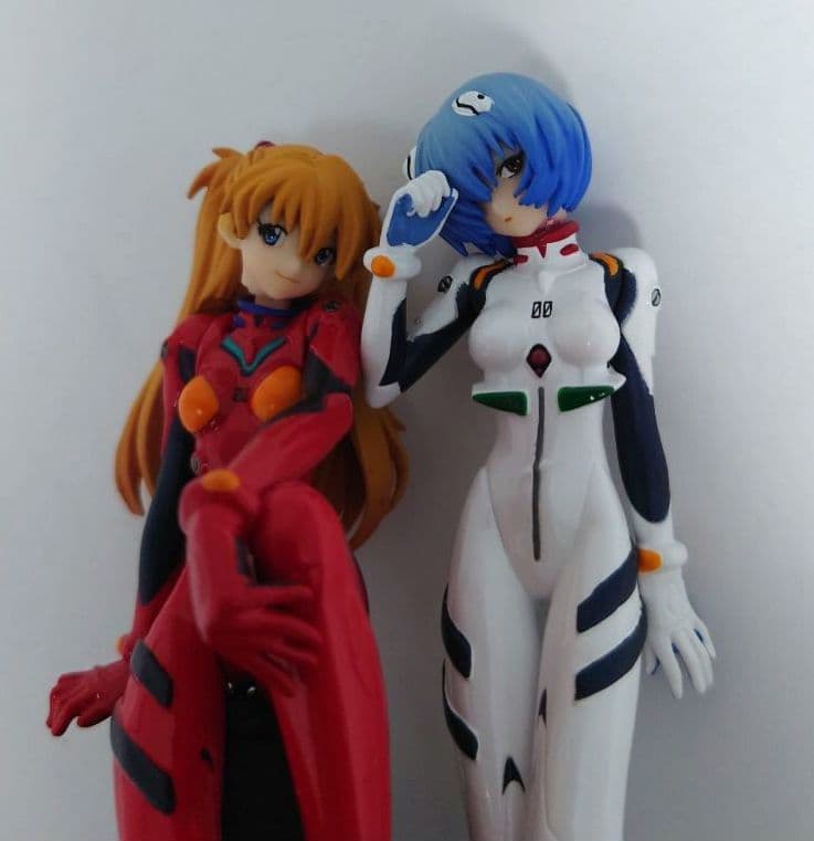 ヤングエース付録 エヴァンゲリオン アスカ＆レイフィギュア12体セット