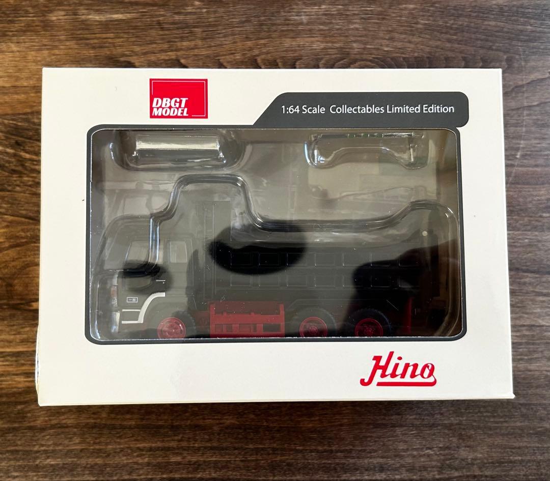 DBGT 1/64 日野 スーパードルフィン ダンプ トラック ブラック 箱破れ