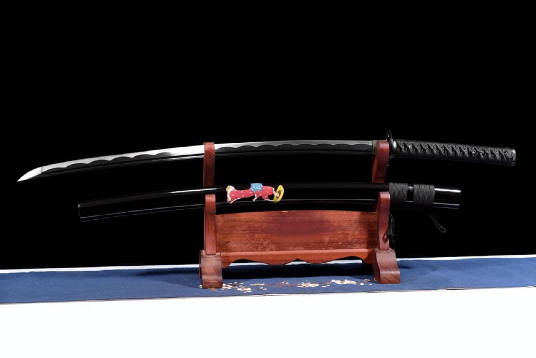 日本刀残欠クラフトナイフNo.73 三条小鍛冶宗近 拵 裏銘あり 三條小