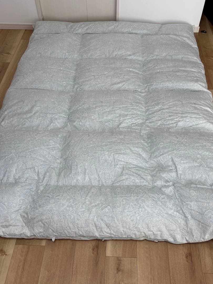 ロマンス小杉 羽毛掛け布団ハンガリー シルバーグースダウン93% シングル