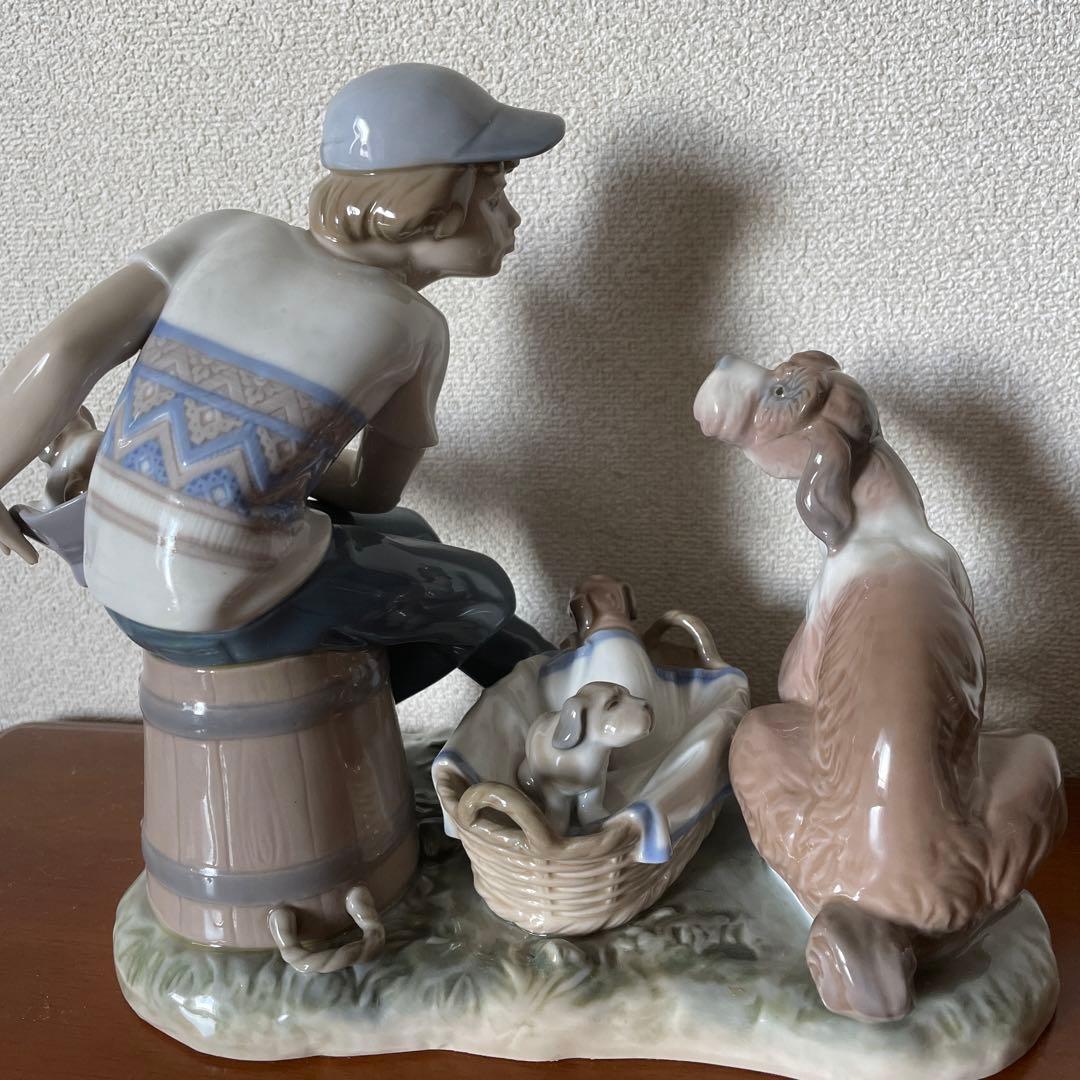 LLADRO リヤドロ　5376 この子はぼくの！ 子犬 少年 置物 インテリア