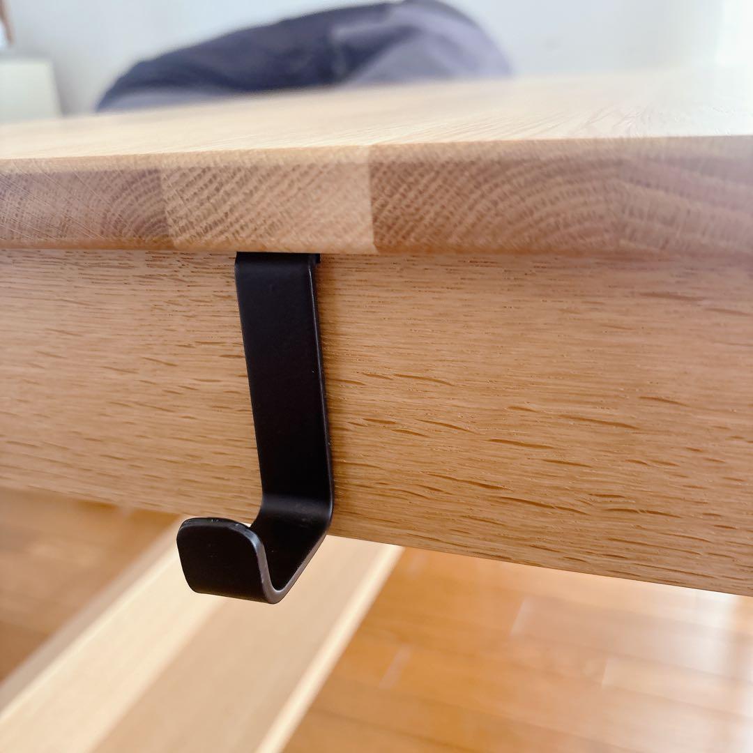 My様リクエスト品】無印良品 MUJI 無垢材 木製デスク オーク材 事務 学習